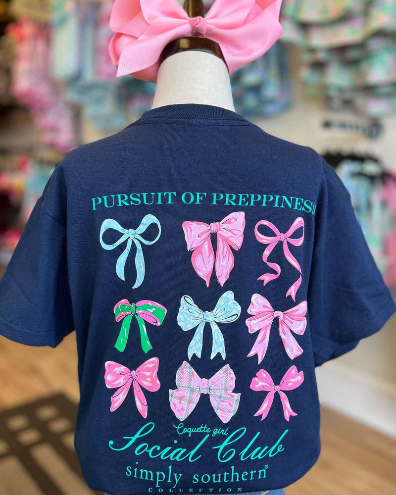 Girls Simply Southern “pursuit of preppiness” tee