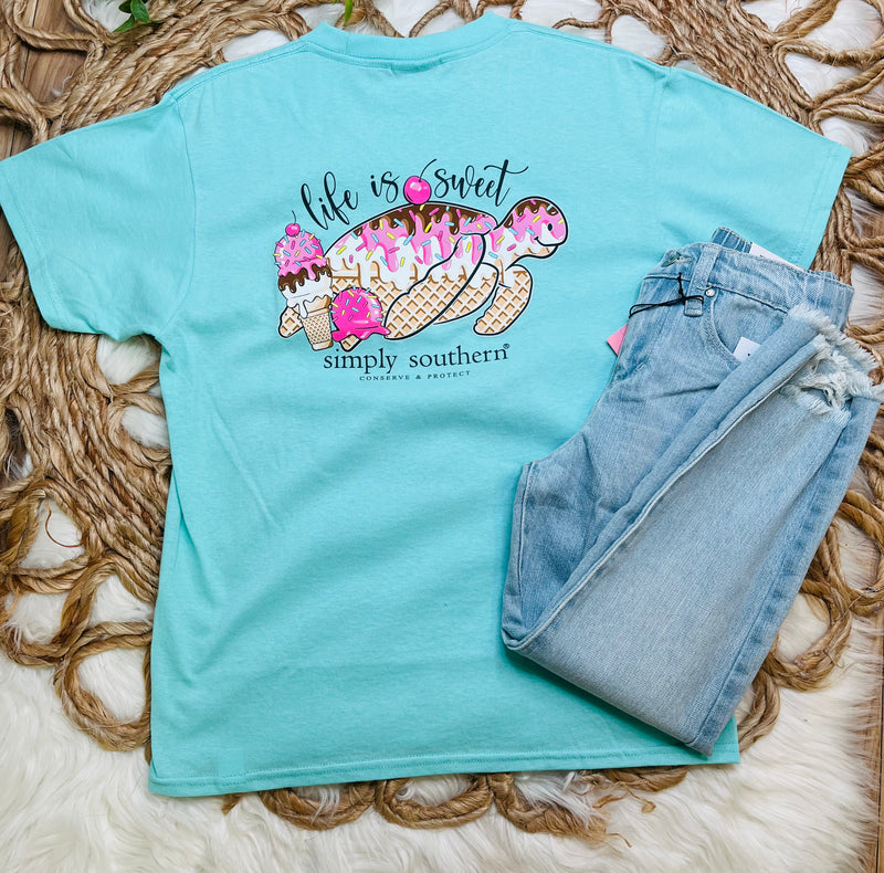 Girls Simply Southern “Life is sweet” tee