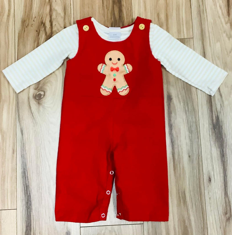 Boy’s Gingerbread Overalls