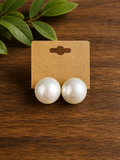 Ivory Glow Pearls Under-lobe Earrings