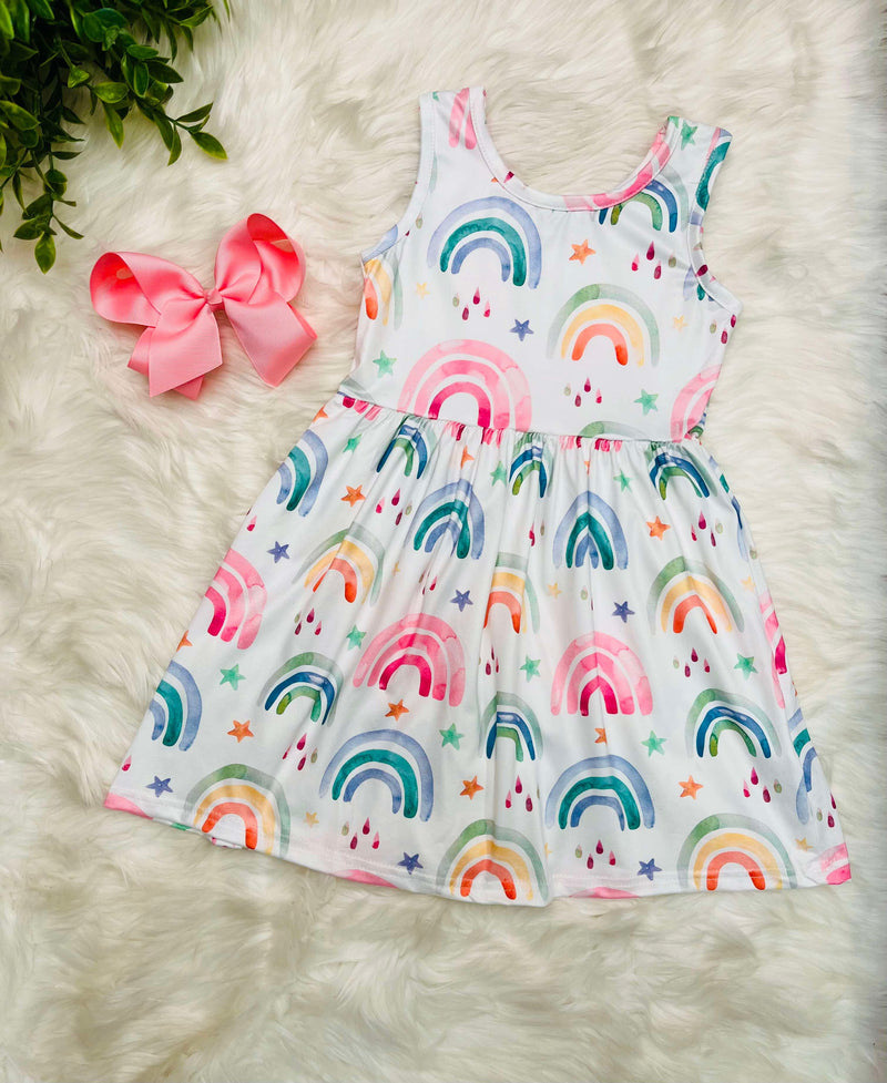 Girls Rainbow Fun Dress