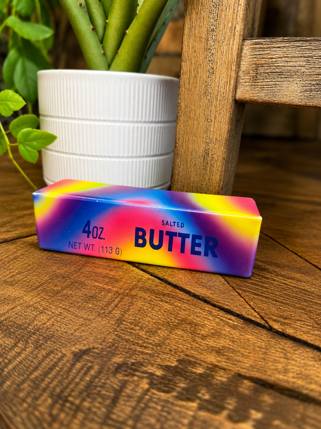 Squishy Toy Rainbow Butter Stick ages 3+