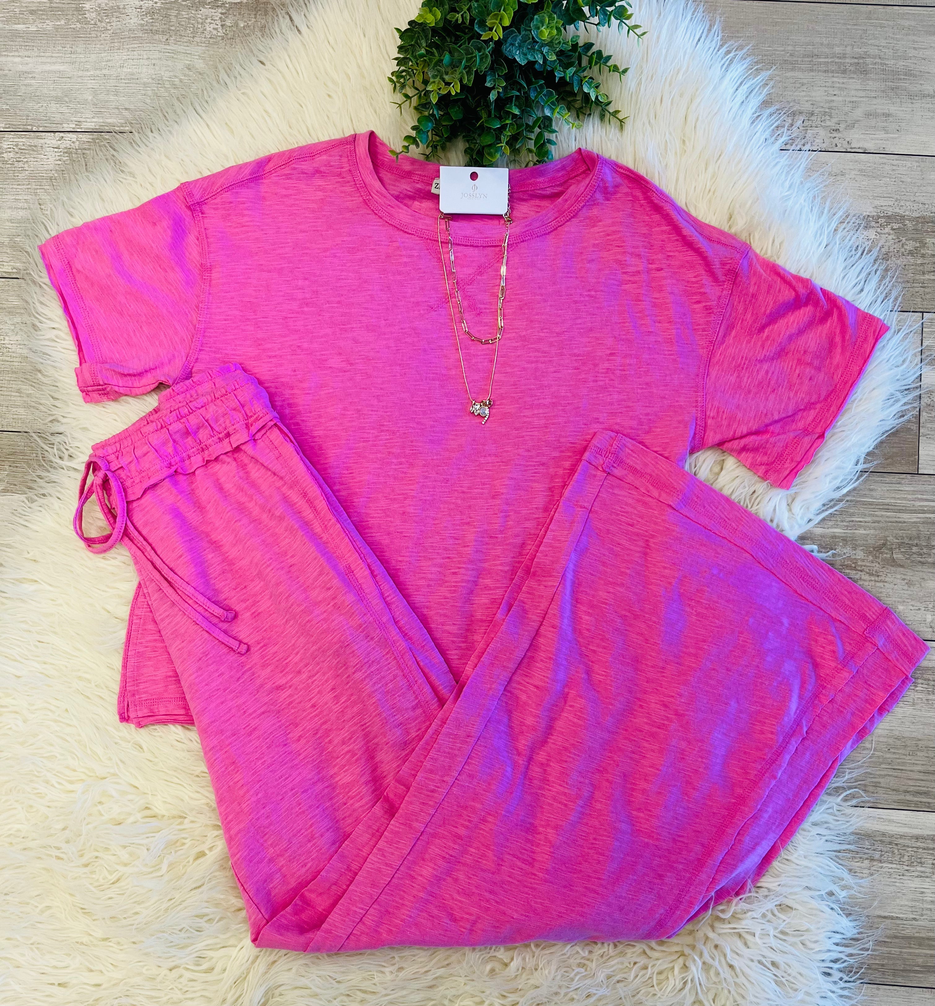 Women’s Candy Pink Zenana Set