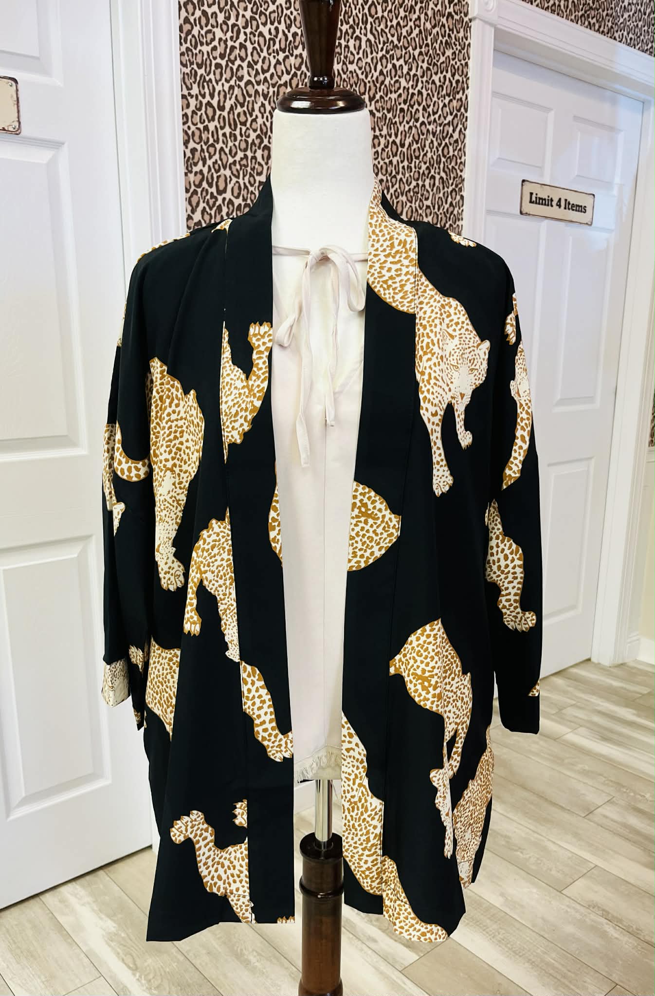 Women’s Black Jaguar Cardigan