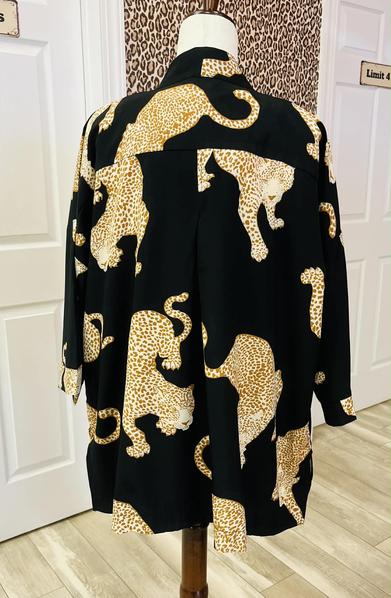Women’s Black Jaguar Cardigan