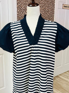 Women’s Umgee Navy Umgee Striped Dress