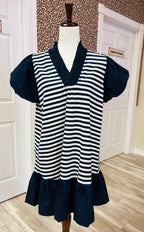 Women’s Umgee Navy Umgee Striped Dress