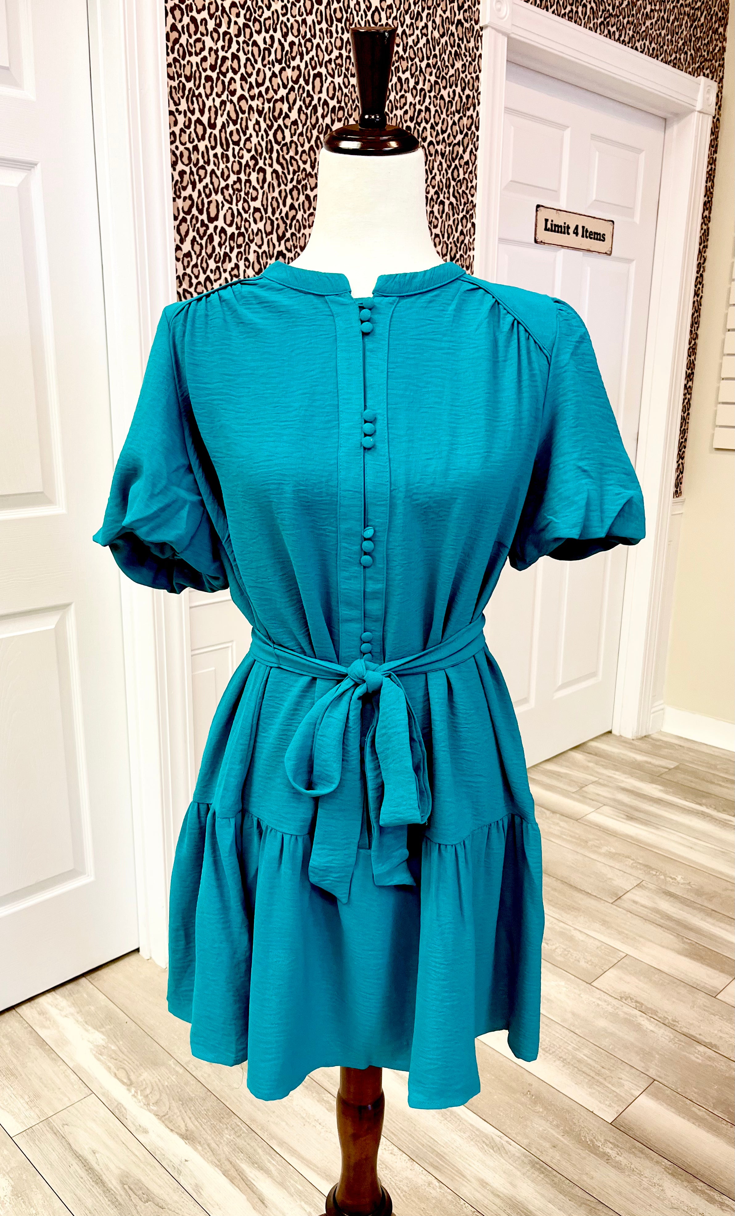 Women’s Umgee Dark Teal Button Down Dress