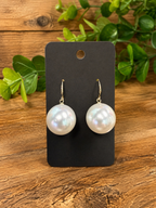 Opal Glow Pearl Large Earrings