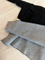 Black and Ivory Bliss Mock Sweater by Jodifl - True to Size