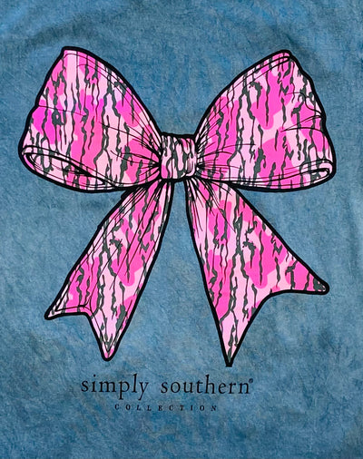 Pink Camo Simply Southern Graphic Tee - Mini Mee Boutique