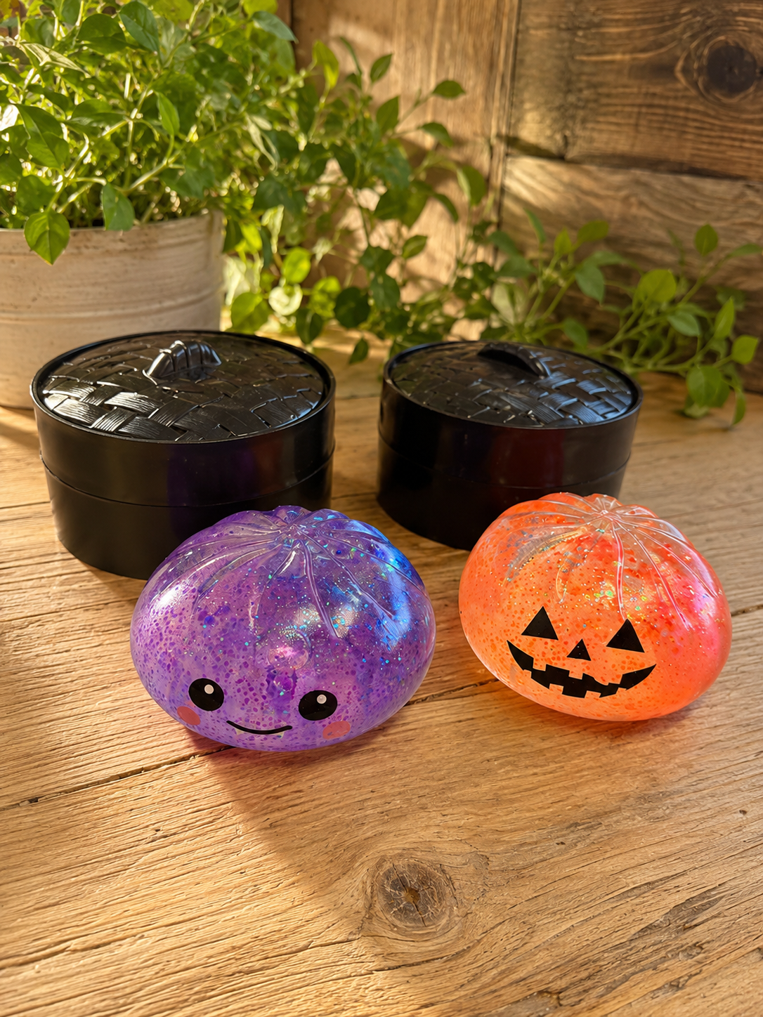 Halloween Dumpling Squishy Slow Rise Gel Glitter Ages 3+
