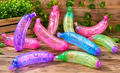 Banana Squishy Toy Gel filled Glitter ages 3+