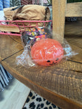 Halloween Dumpling Pumpkin Liquid Glitter with flashing light Squishy Toy Ages 3+