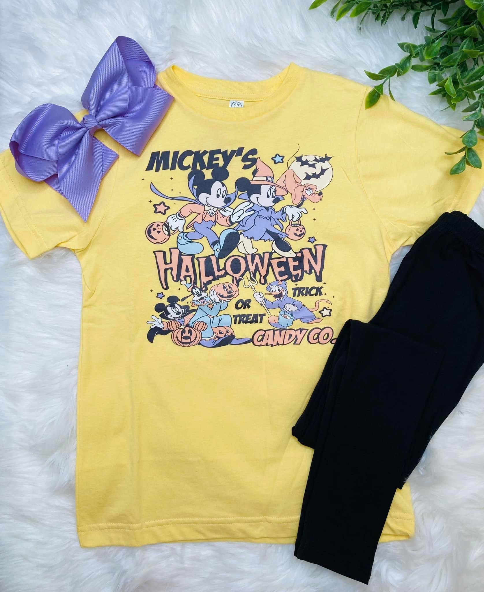 Girl’s Mickey’s Halloween Tee