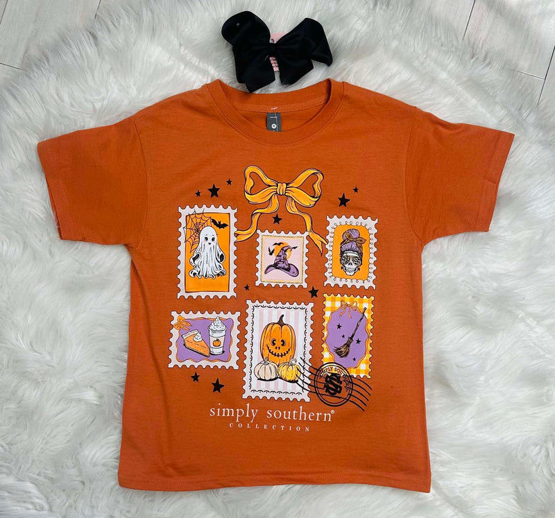 Simply Southern Youth Short Sleeve Halloween Tee