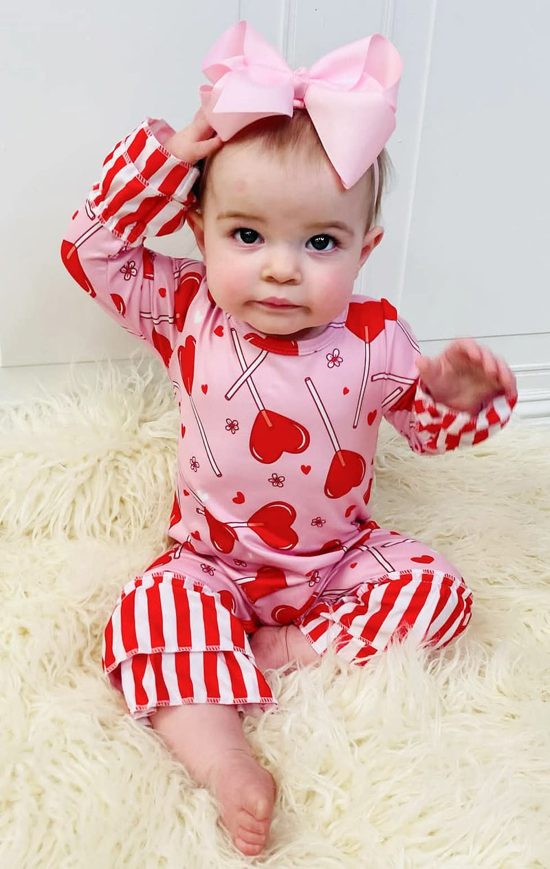 Love Drop Romper Girl’s - Mini Mee Boutique