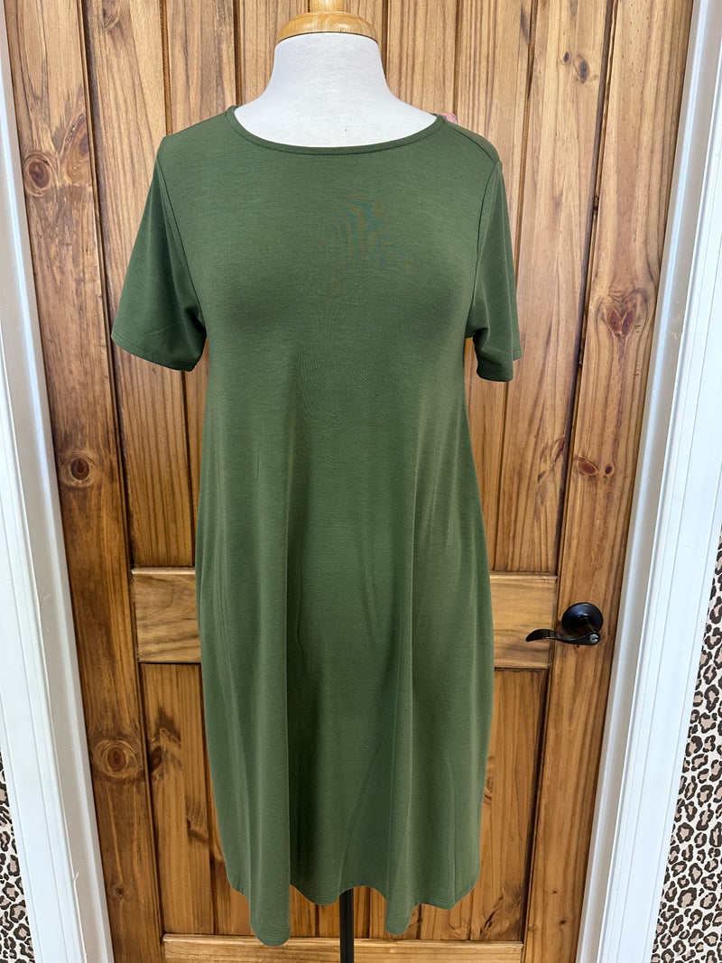 Women’s Zenana Green Plain Maxi Dress - Mini Mee Boutique