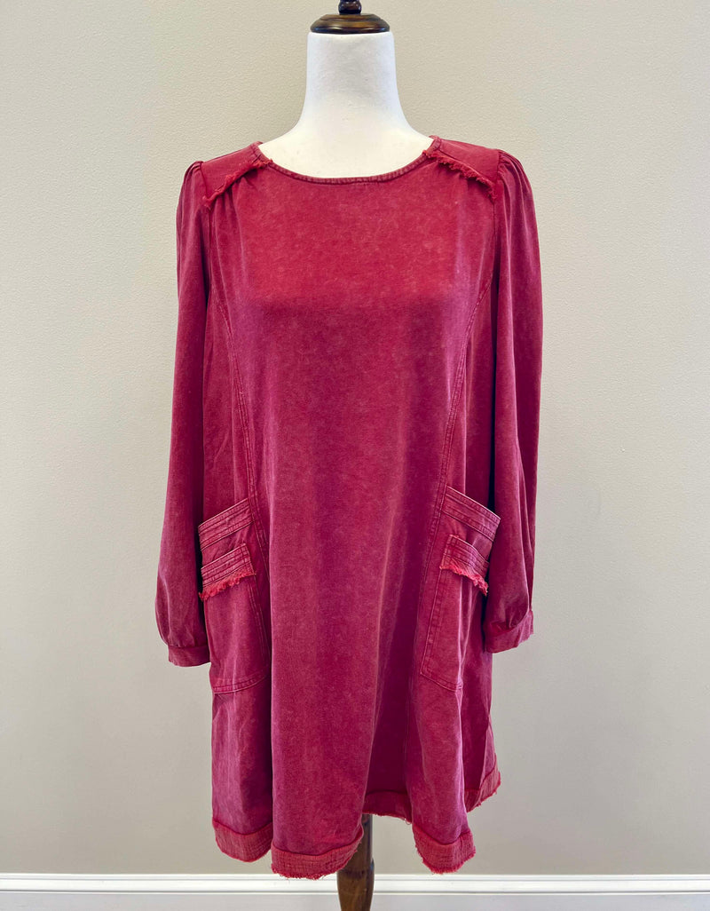 Women’s GiGiO Mineral Washed Pocket Dress