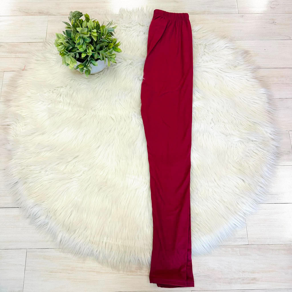 Women’s Ultra Soft Wild Ginger Pull on Leggings with thin waist band Full Length