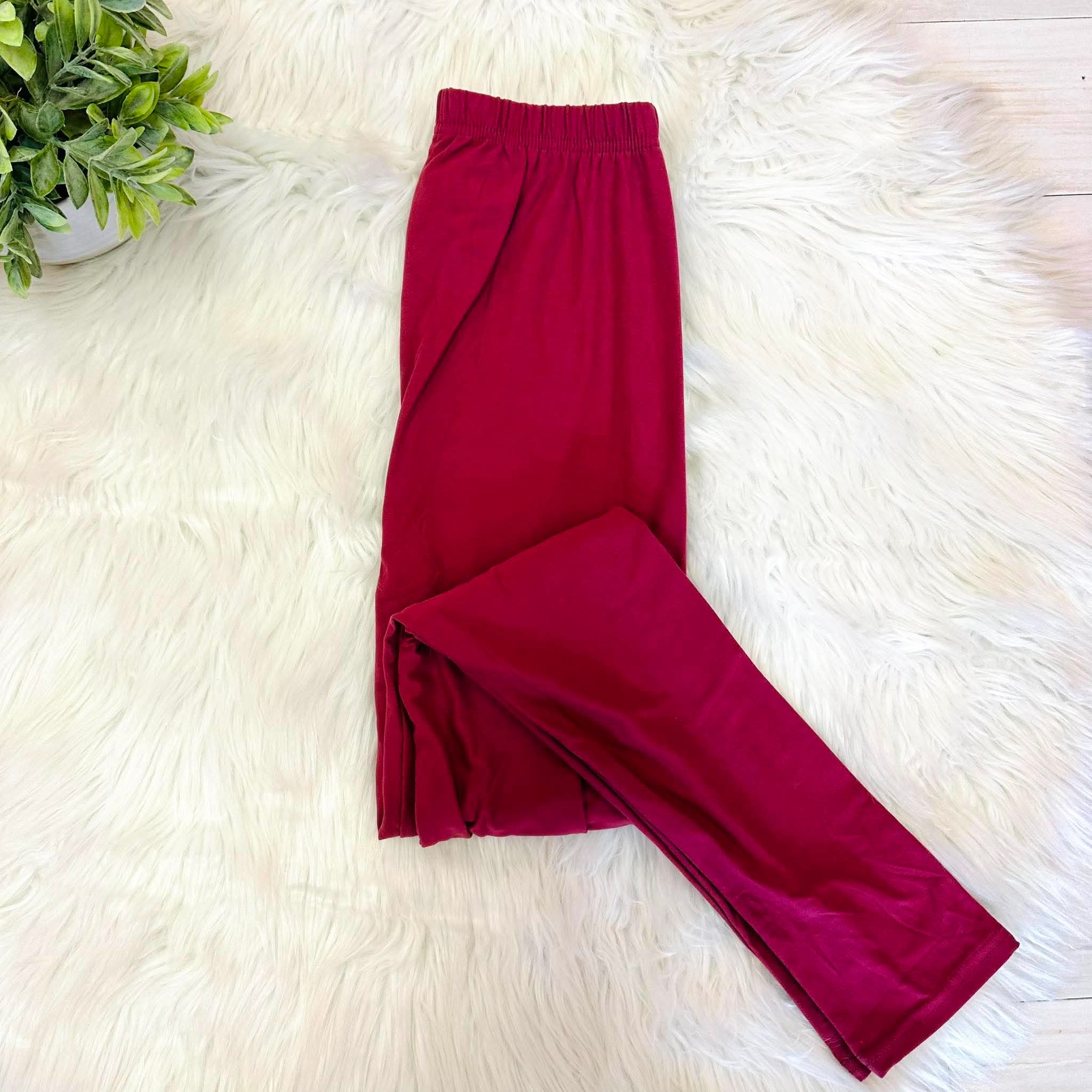 Women’s Ultra Soft Wild Ginger Pull on Leggings with thin waist band Full Length