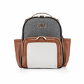 Itzy Mini Plus Coffee & Cream Diaper Bag Backpack - Mini Mee Boutique