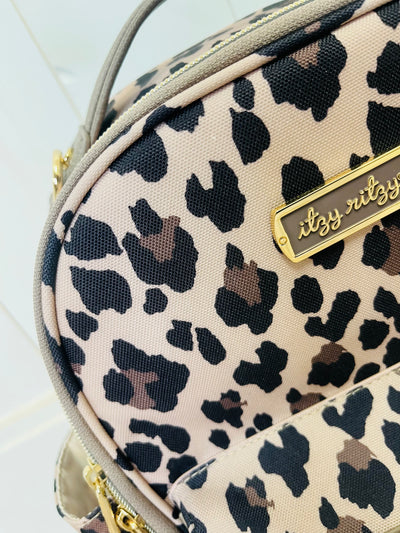 Itzy Ritzy Diaper Bag Mini cheetah print - Mini Mee Boutique
