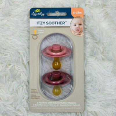 Itzy Ritzy Soother 6-18 Months - Blossom and Rosewood - Mini Mee Boutique
