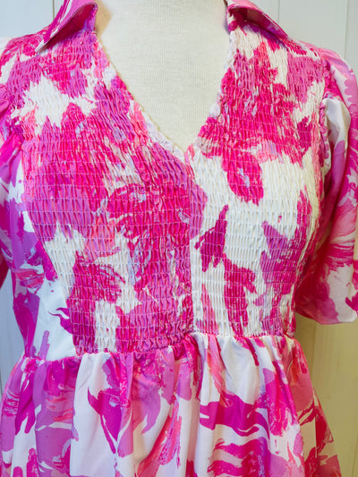 Jodifl Pink Floral Dress