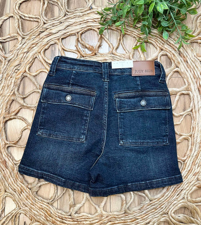 Judy Blue Back Pocket Jeans Shorts