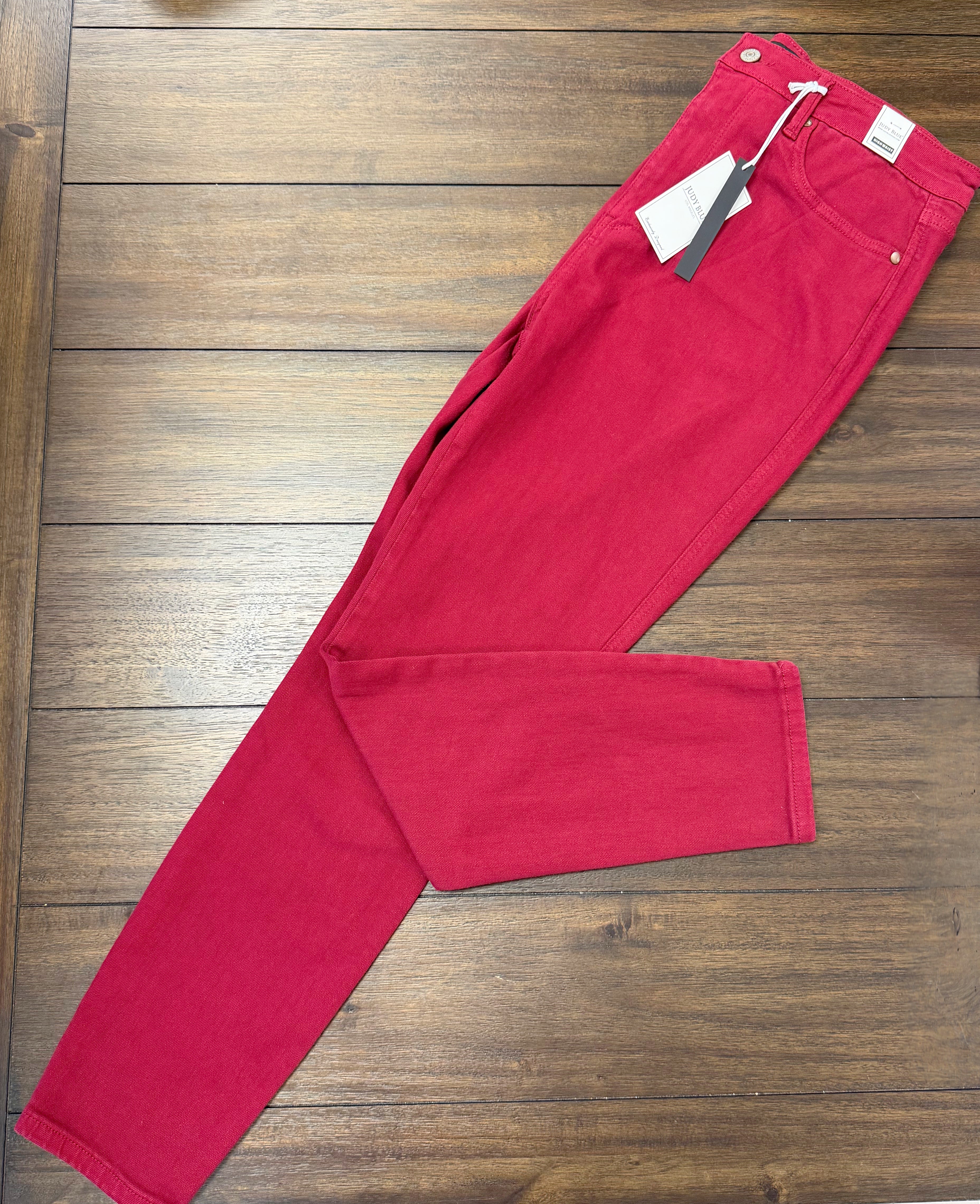Judy Blue Burgundy Jeans 8760