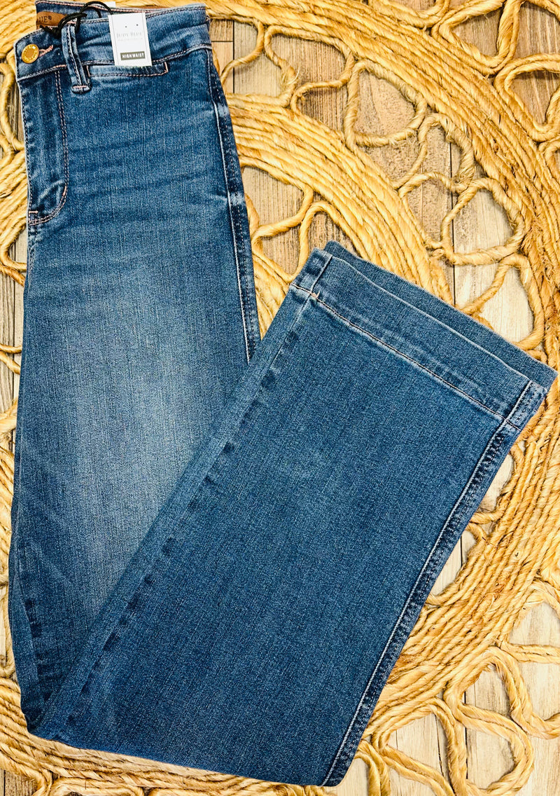 Judy Blue Contrast Thread Straight Leg 8596 - Mini Mee Boutique