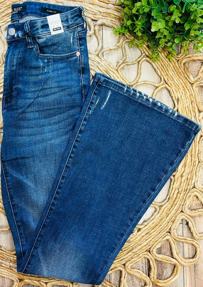 Judy Blue Flared Dark Jeans 88383 - Mini Mee Boutique