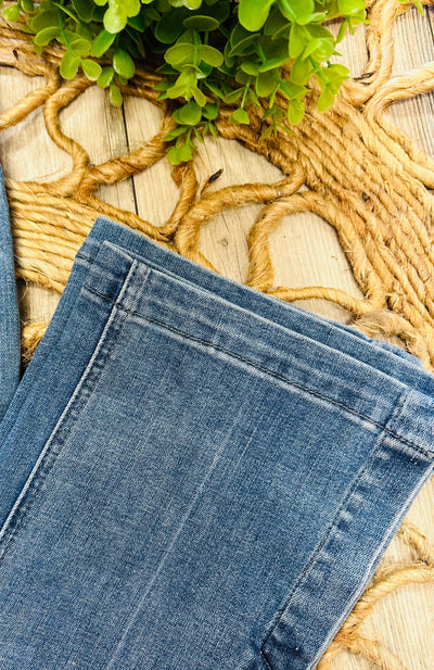 Judy Blue Vintage Wash Slim Boot Jean 88930 - Mini Mee Boutique
