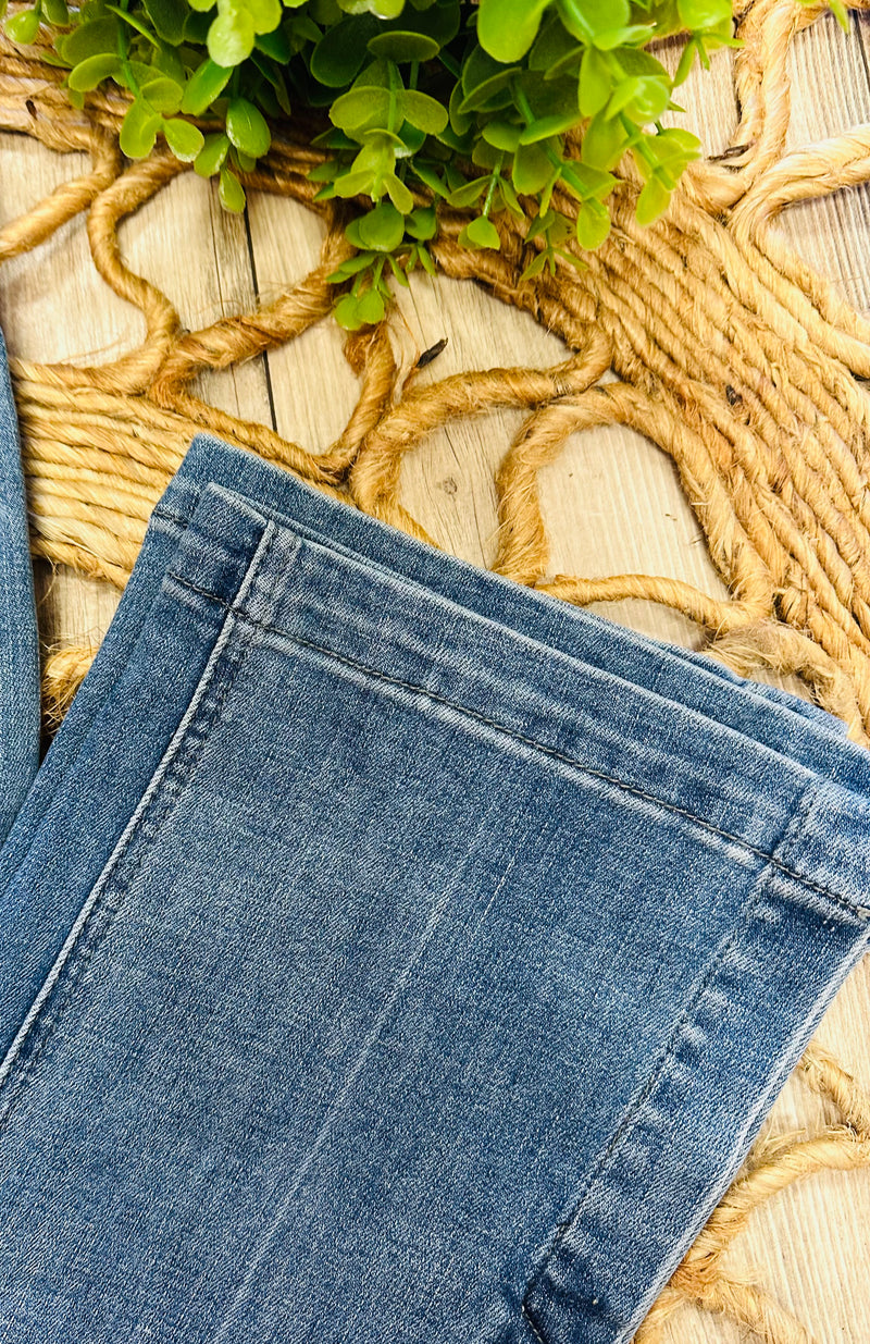 Judy Blue Vintage Wash Slim Boot Jean 88930 - Mini Mee Boutique