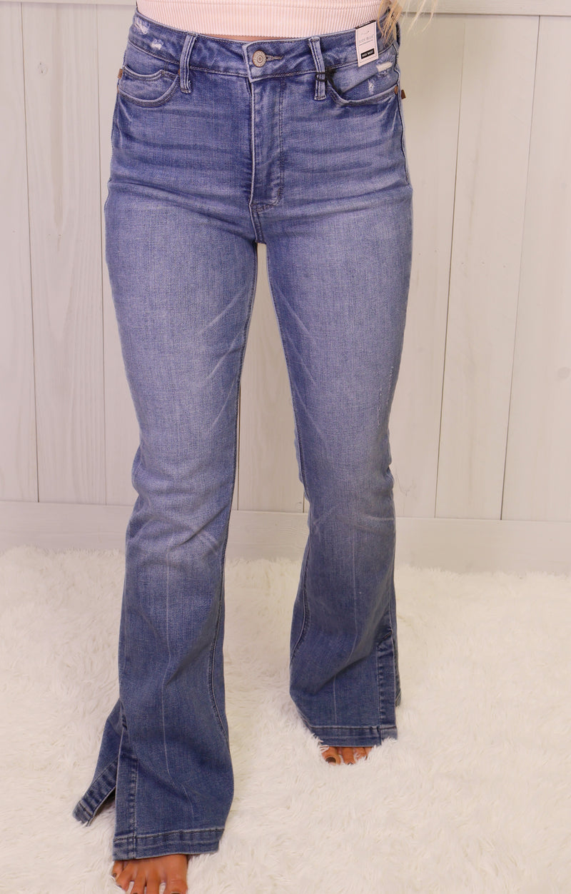 Judy Blue Vintage Wash Slim Boot Jeans 88930