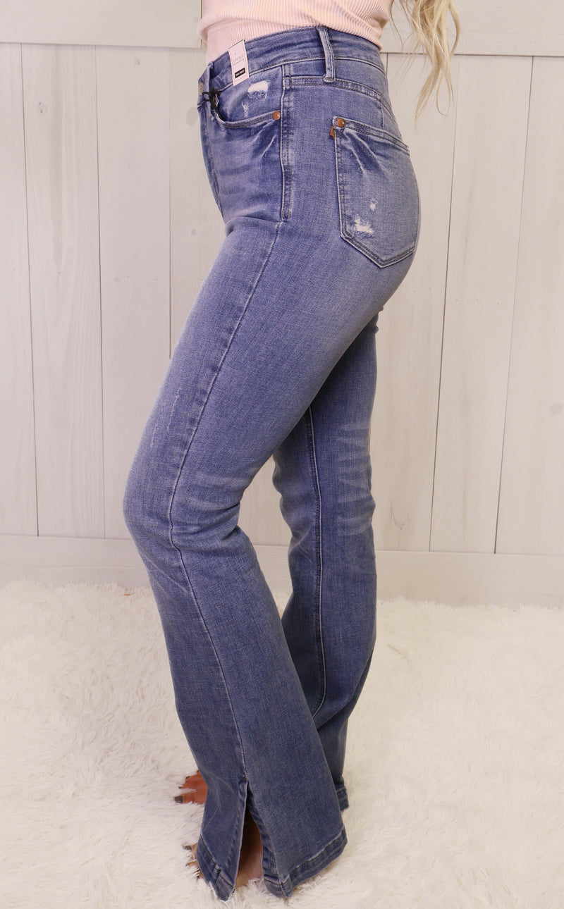 Judy Blue Vintage Wash Slim Boot Jeans 88930
