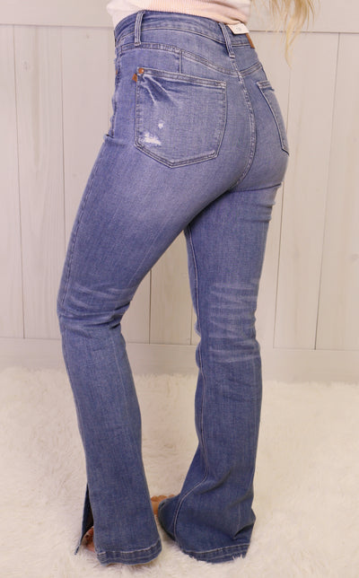 Judy Blue Vintage Wash Slim Boot Jeans 88930