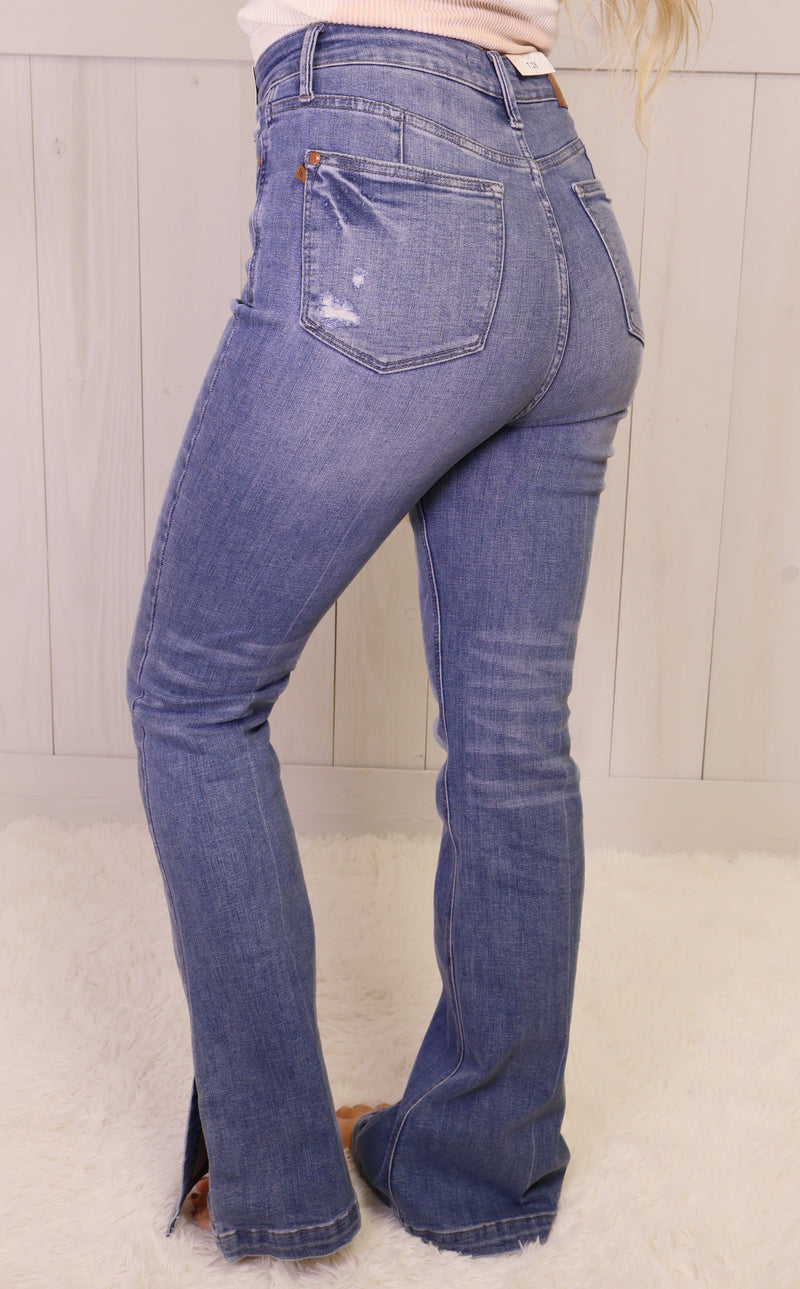 Judy Blue Vintage Wash Slim Boot Jeans 88930