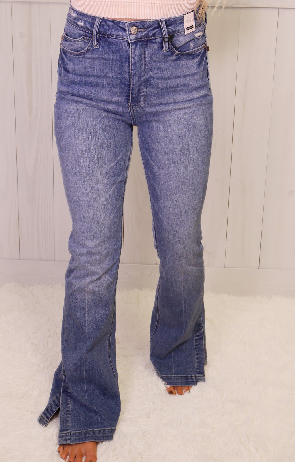 Judy Blue Vintage Wash Slim Boot Jeans 88930 Regular and Curvy