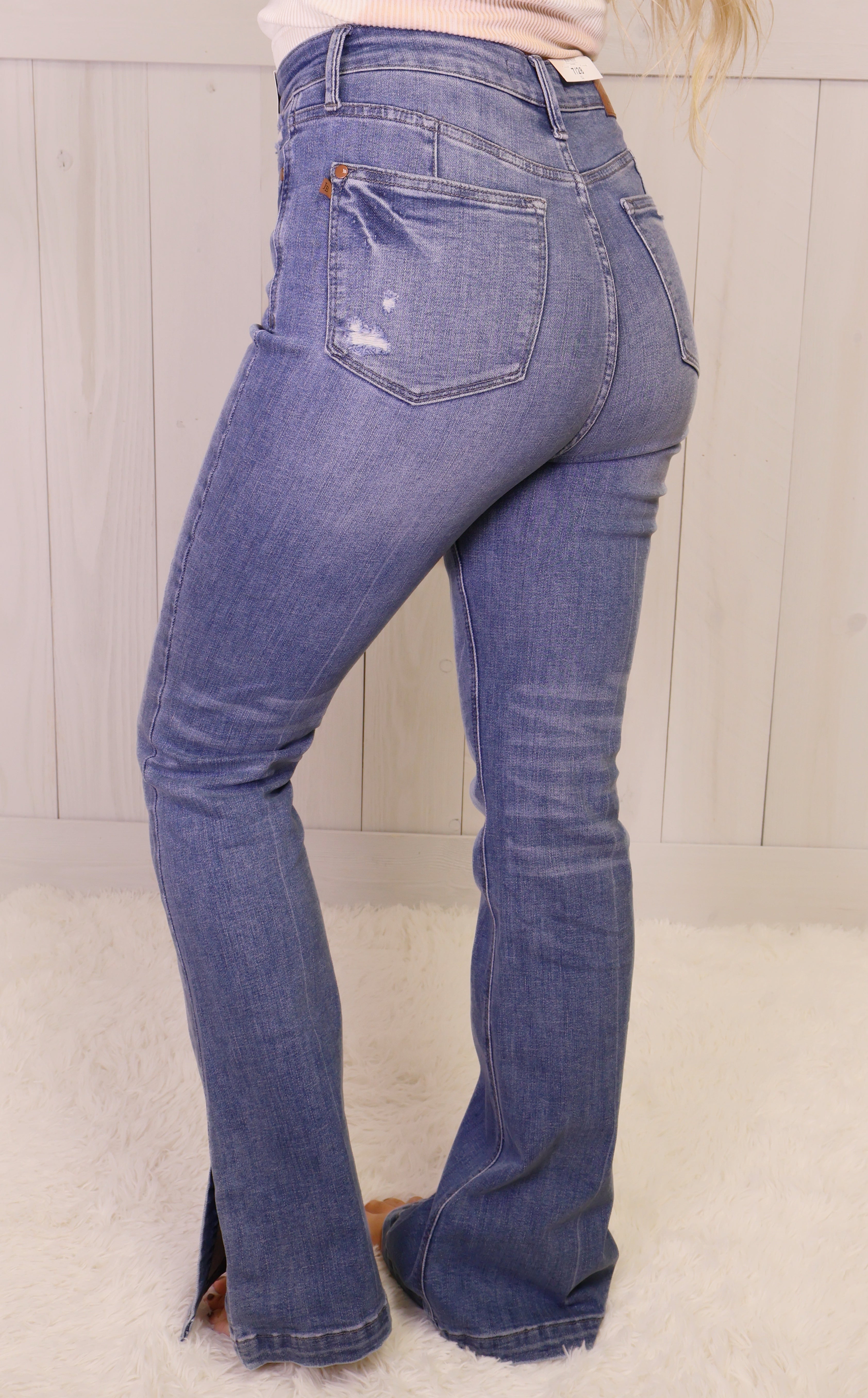 Judy Blue Vintage Wash Slim Boot Jeans 88930 Regular and Curvy