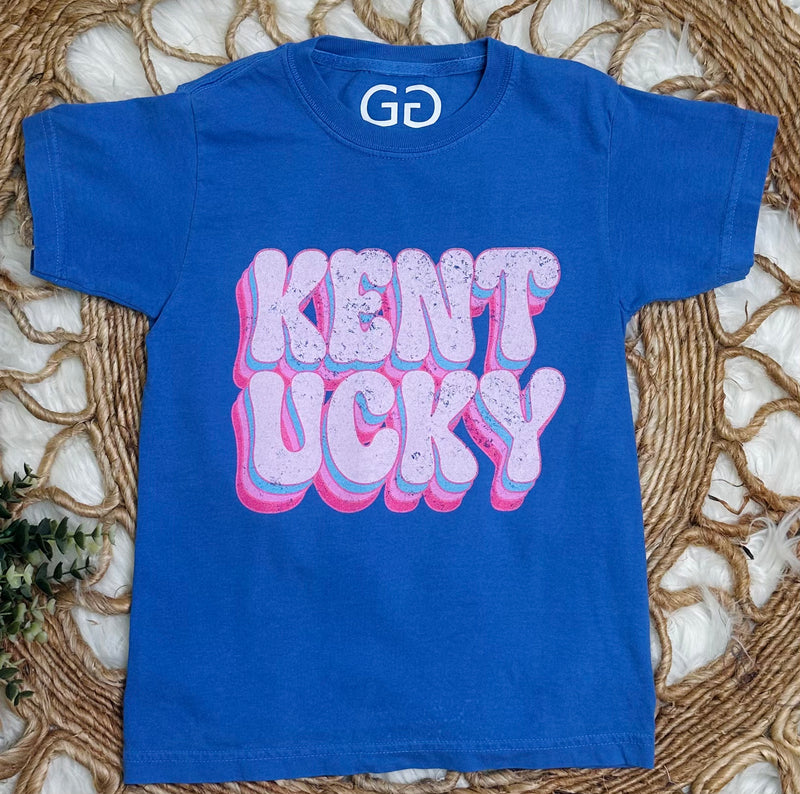 Kid’s Golden Girls Purple Kentucky Tee