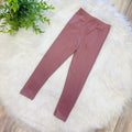 Kids Butter Soft Stretch Leggings- in Color Mauve