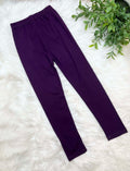 Kids Butter Soft Stretch Leggings- in Color Purple