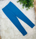 Kids Butter Soft Stretch Leggings- in Turquoise