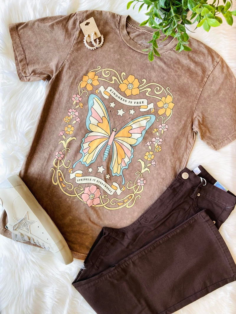Kindness is Free Graphic Tee by Lotus Fashion