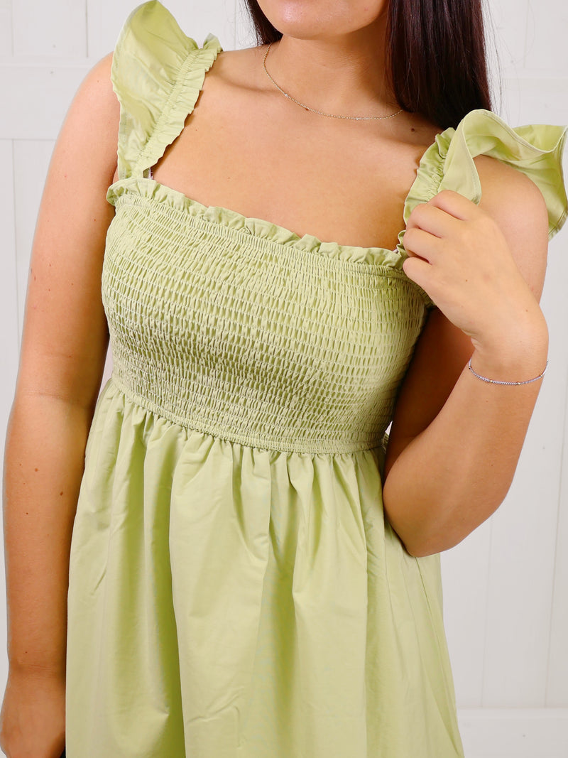 Kiwi Smocked Maxi Dress