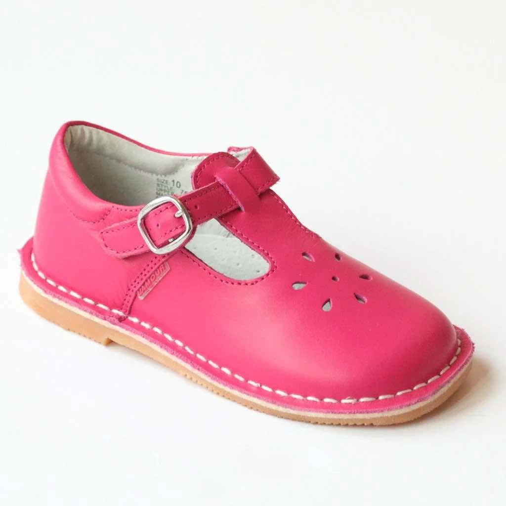 L’amour Fuchsia Kids Sandals Shoes Girls