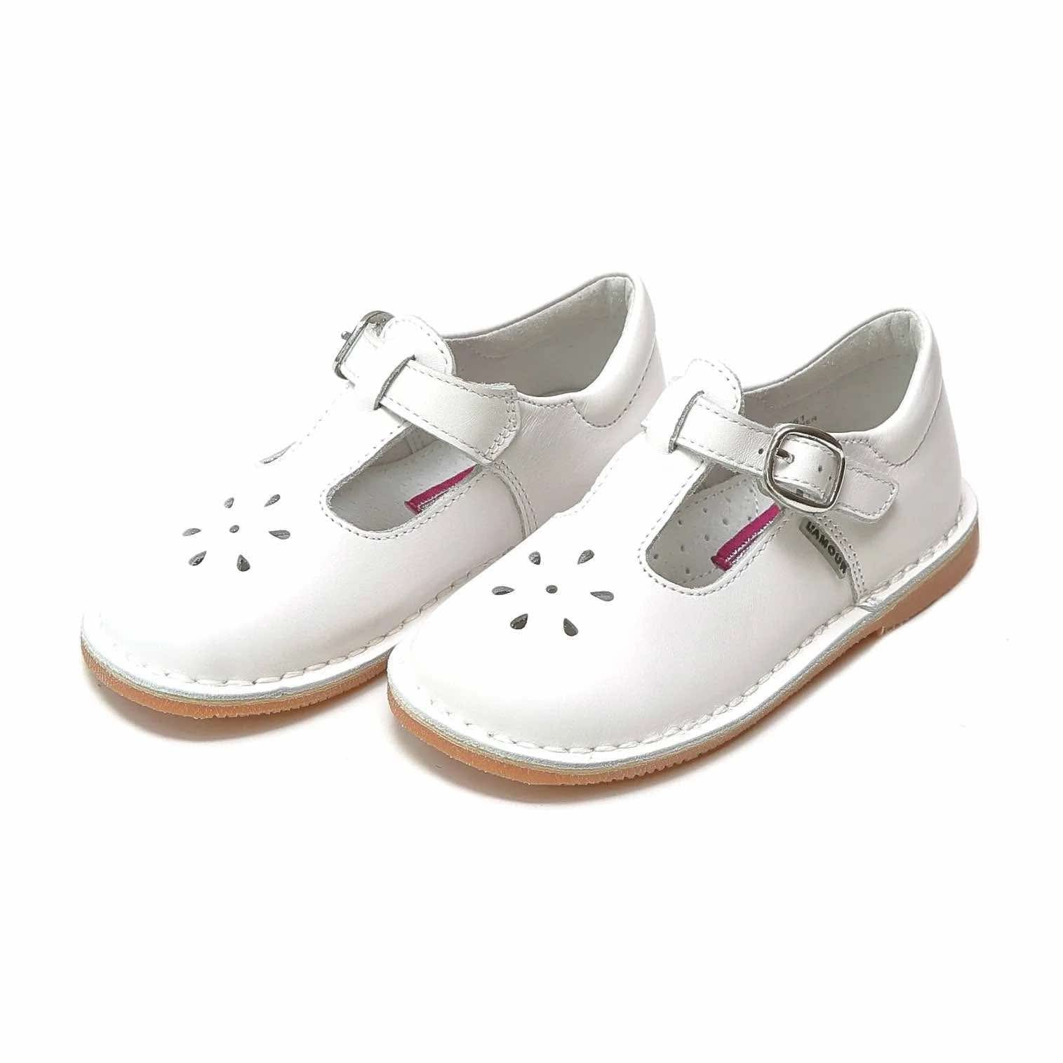 L’amour Kids White Sandals Shoes Girls