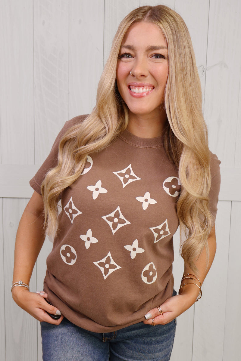 LV Pattern Tee Comfort Colors